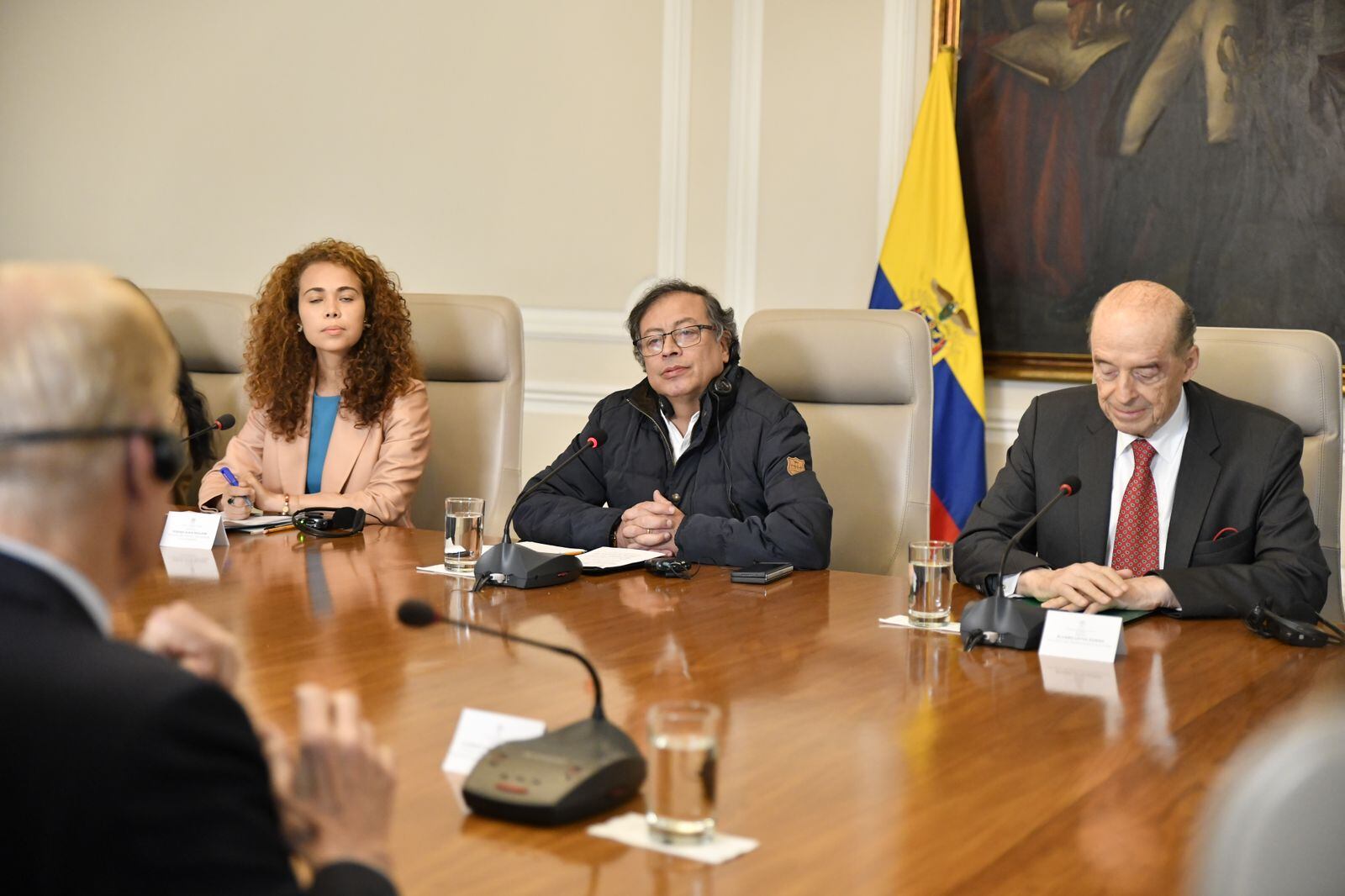 Presidente Gustavo Petro y el director de la Nasa Bill Nelson.