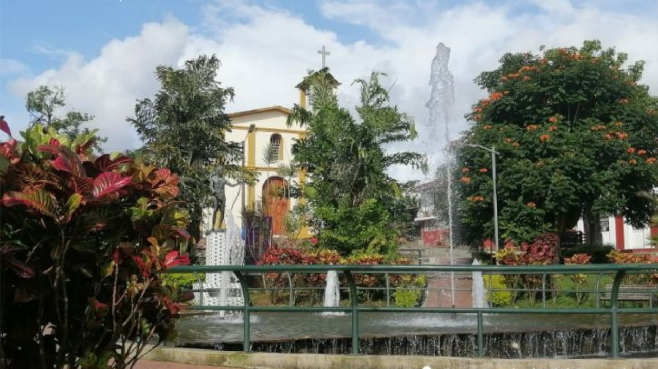 Parque principal, Campohermoso