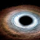 Reconstrucción de cómo un agujero negro se traga a una estrella.