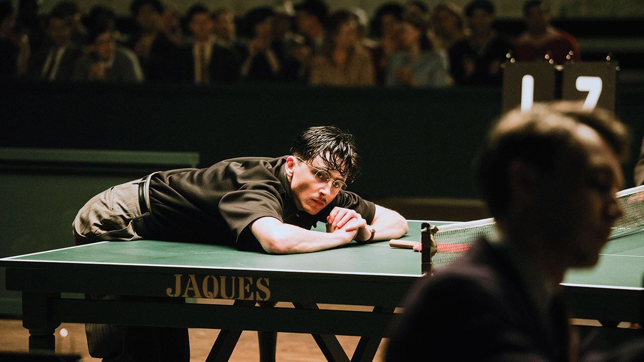 Timothée Chalamet es Marty Mauser en 'Marty Supreme'.