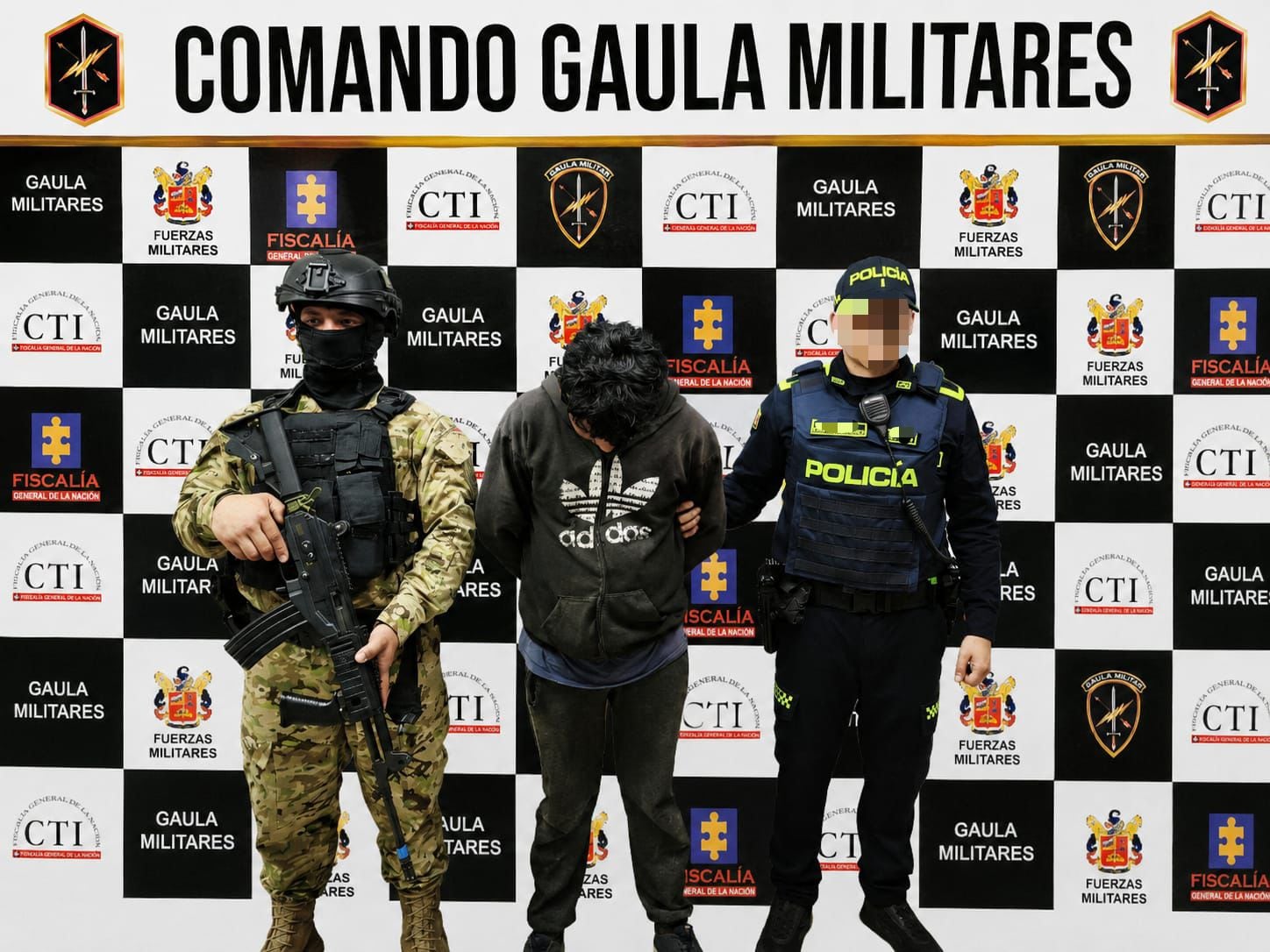 Un hombre terminó capturado por las autoridades.