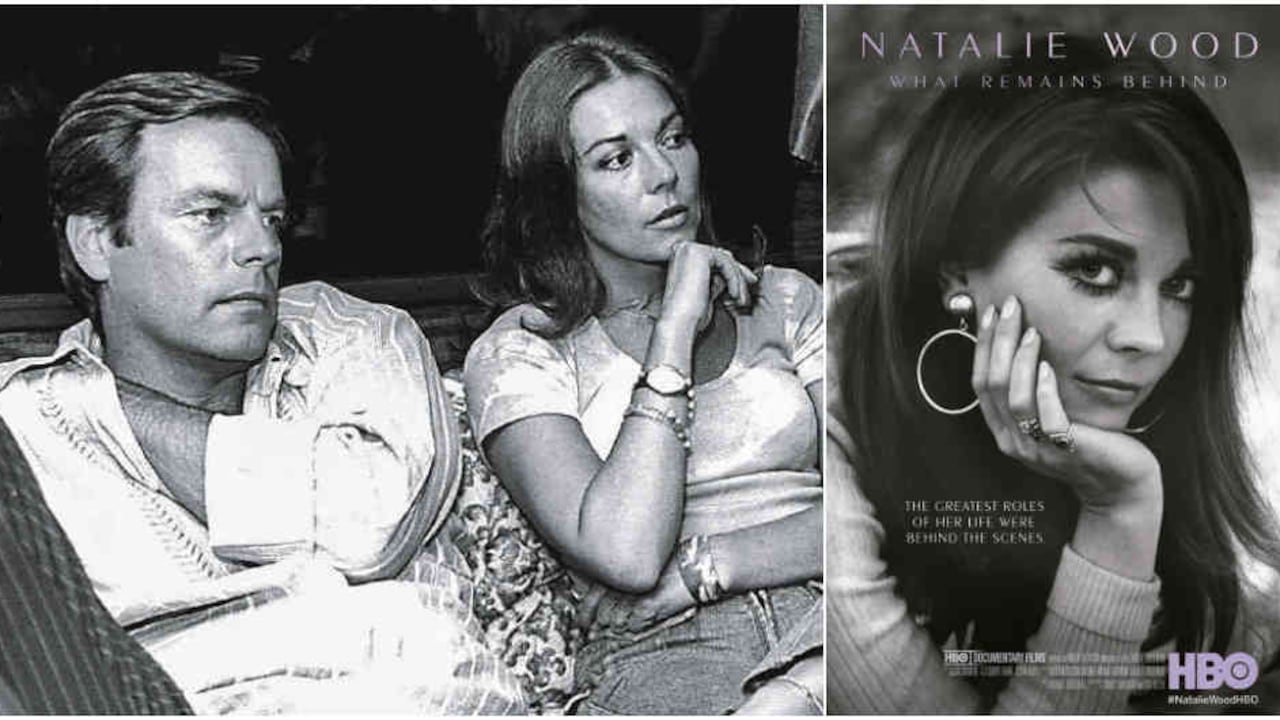 Robert Wagner y Natalie Wood sentados en el yate en el que ocurrieron los hechos que terminaron con la muerte de la actriz.