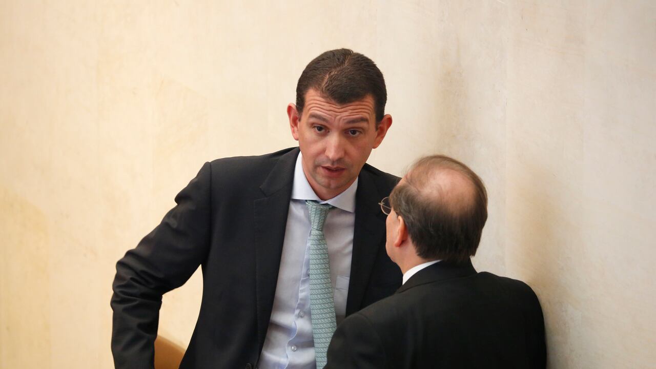 ex contratista Emilio Tapia ante la Sala Penal de la Corte Suprema de Justicia en el desarrollo del juicio que se le adelanta al ex senador Ivan Moreno Rojas por el casrrusel de la contratacion en Bogota
DIC 3 2013
FOTO GUILLERMO TORRES REVISTA SEMANA