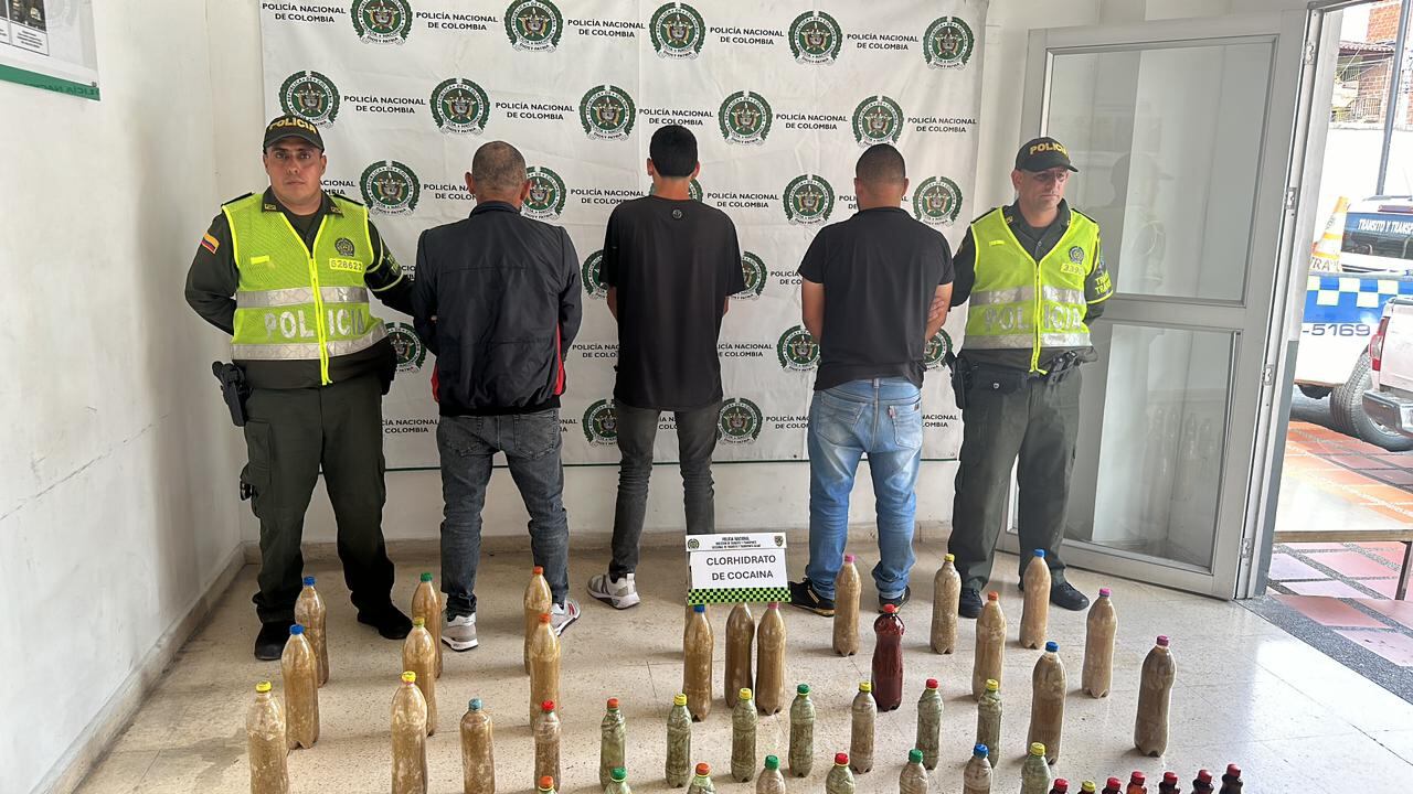 Droga incautada en Medellín