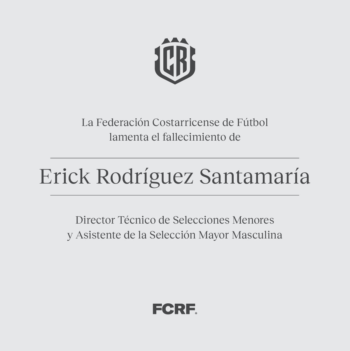 Falleció el asistente técnico de Costa Rica