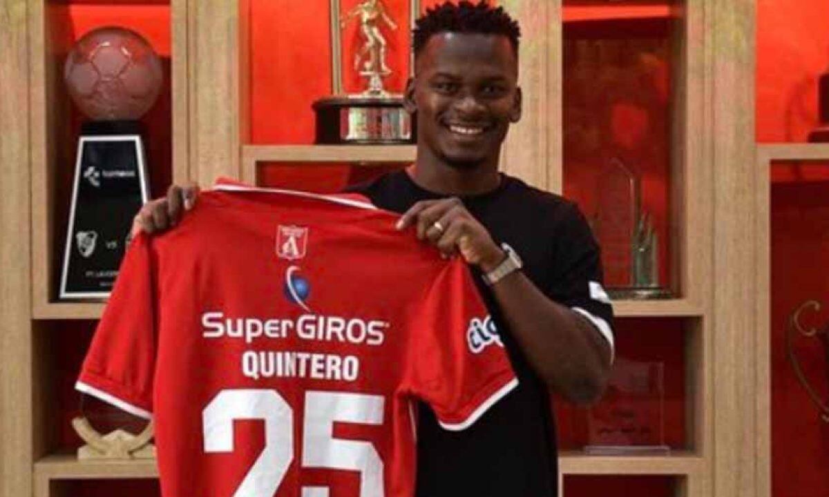 El delantero tumaqueño debutará con América enfrentando al Deportes Tolima. Foto: América de Cali.