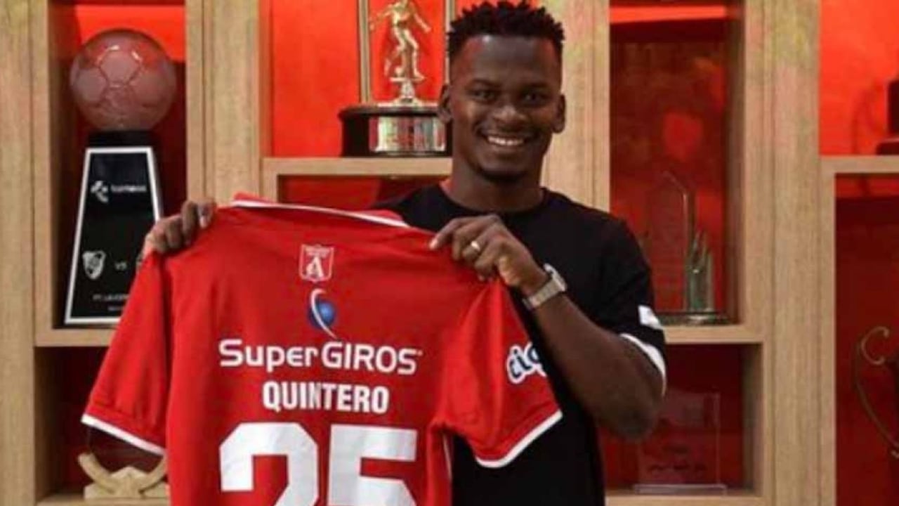 El delantero tumaqueño debutará con América enfrentando al Deportes Tolima. Foto: América de Cali.