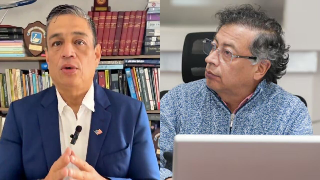 Carlos Javier Soler y el presidente Gustavo Petro.