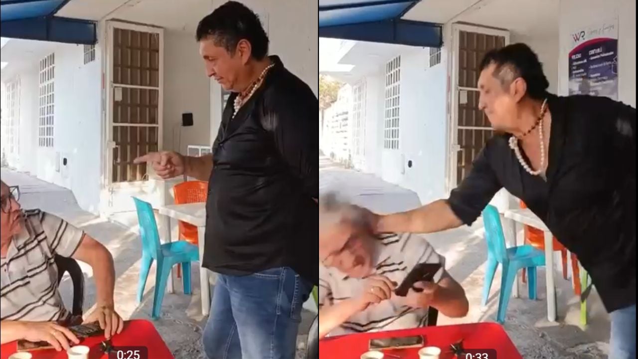 El exalcalde de Bogotá Jhon Jairo Torres, conocido como 'Jhon Calzones', golpeó al periodista Martín Mesa.