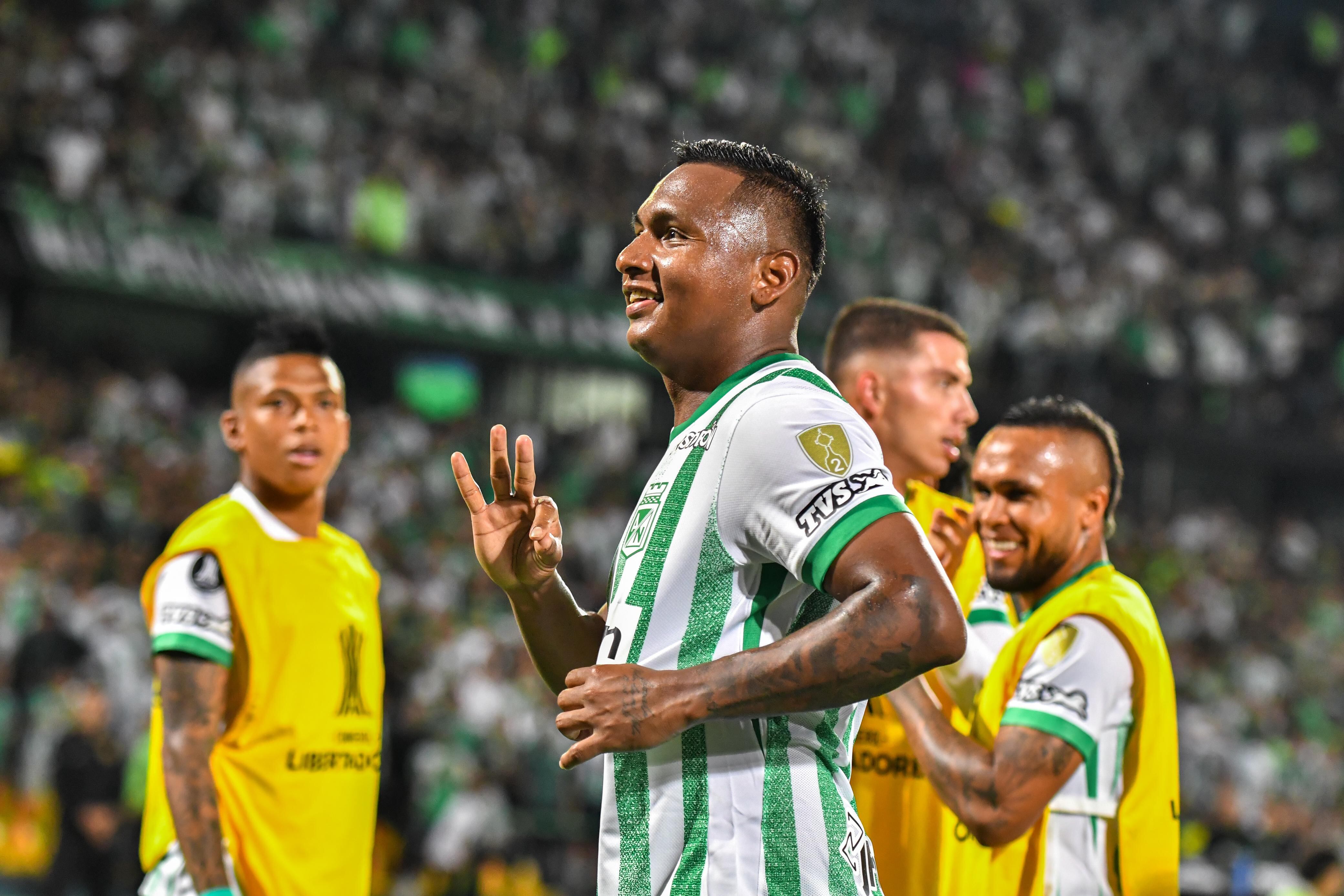 Alfredo Morelos, delantero y figura de Atlético Nacional.