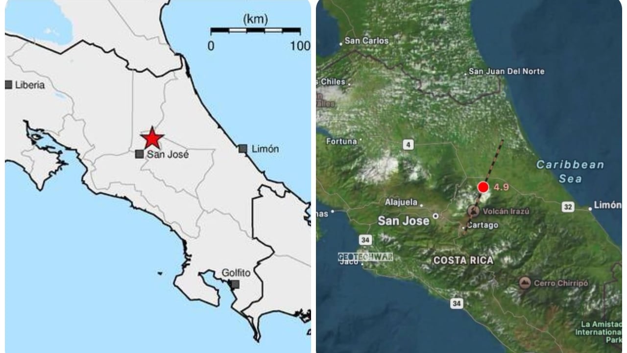El temblor se produjo a una profundidad de 35 km