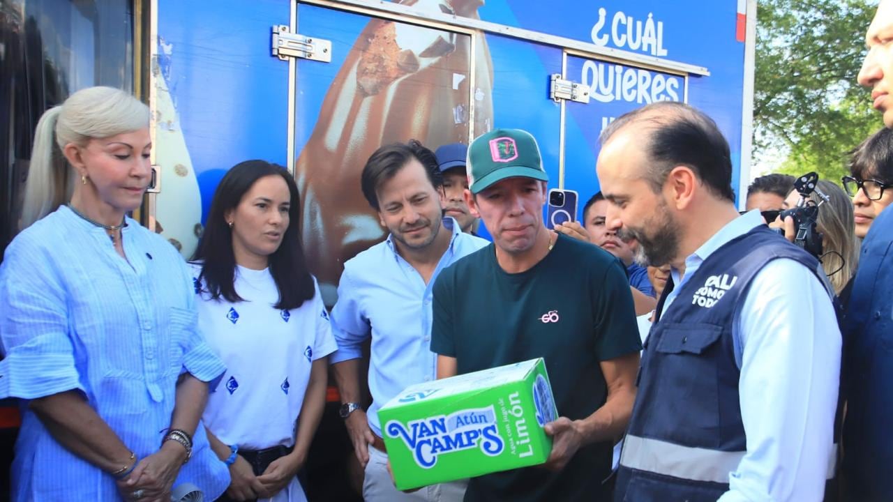 Rigoberto Urán, Alejandro Eder y Dilian Francisca Toro.