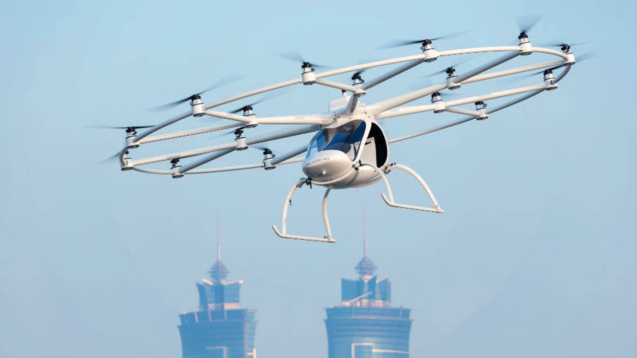 Foto: Taxi volador de Volocopter.