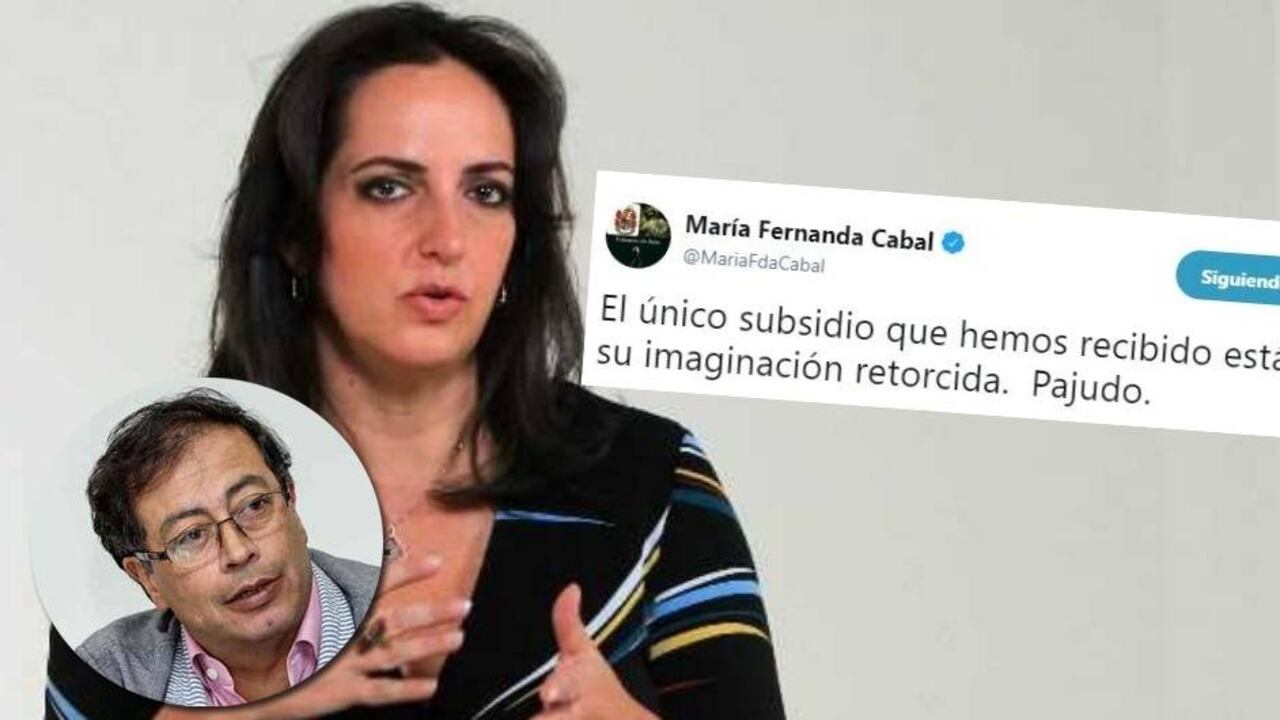 Gustavo Petro desató un nuevo enfrentamientos con María Fernanda Cabal y su esposo José Félix Lafaurie por cuenta de un trino donde aseguraba que ambos habían recibido los subsidios de Agro Ingreso Seguro.