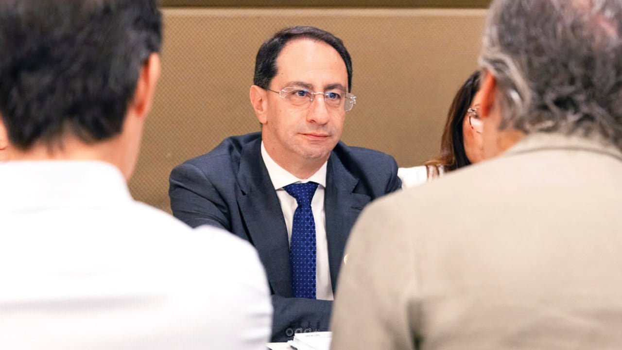 El vicepresidente, José Manuel Restrepo.