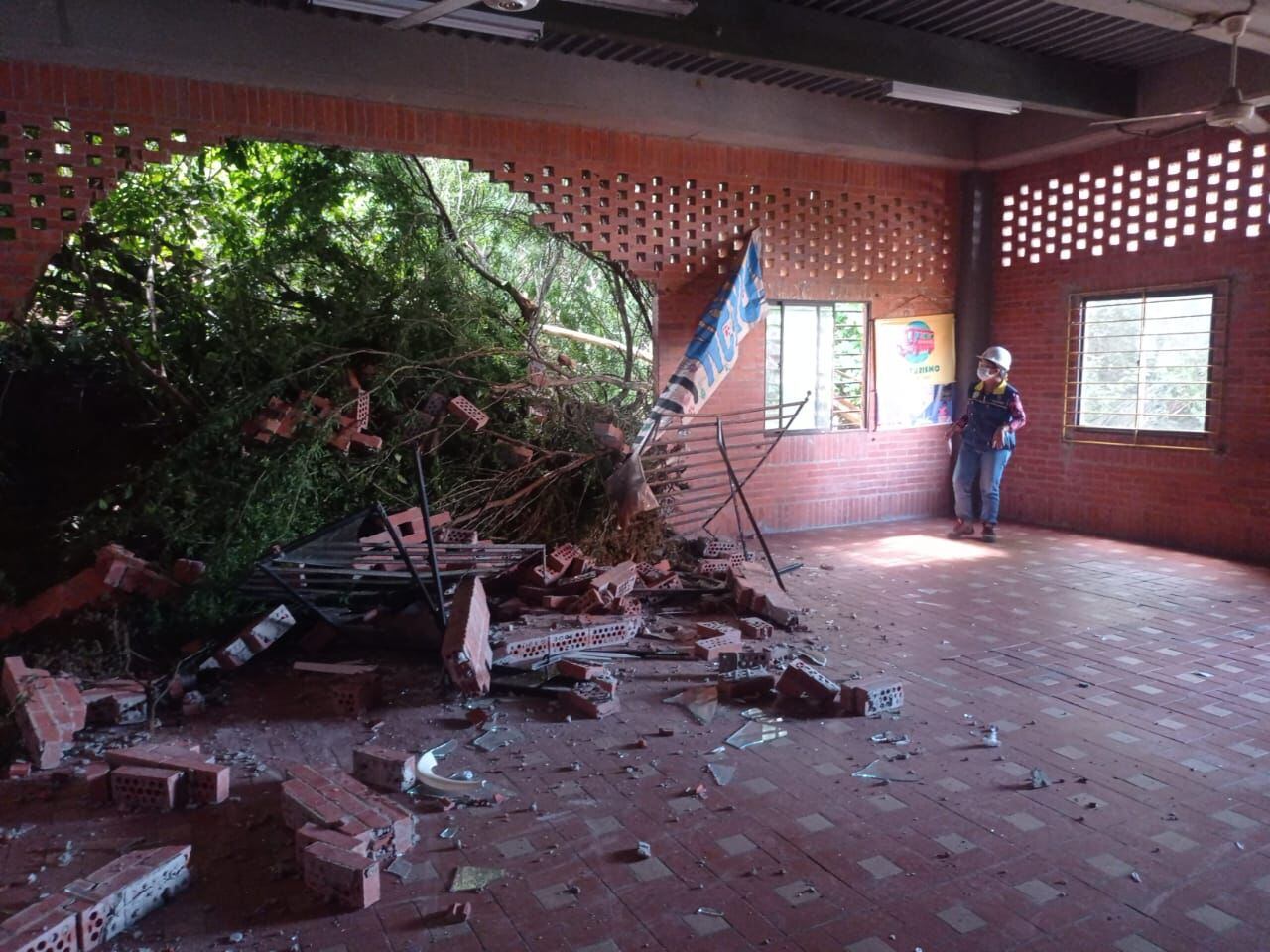 Deslizamiento de tierra en Cartagena