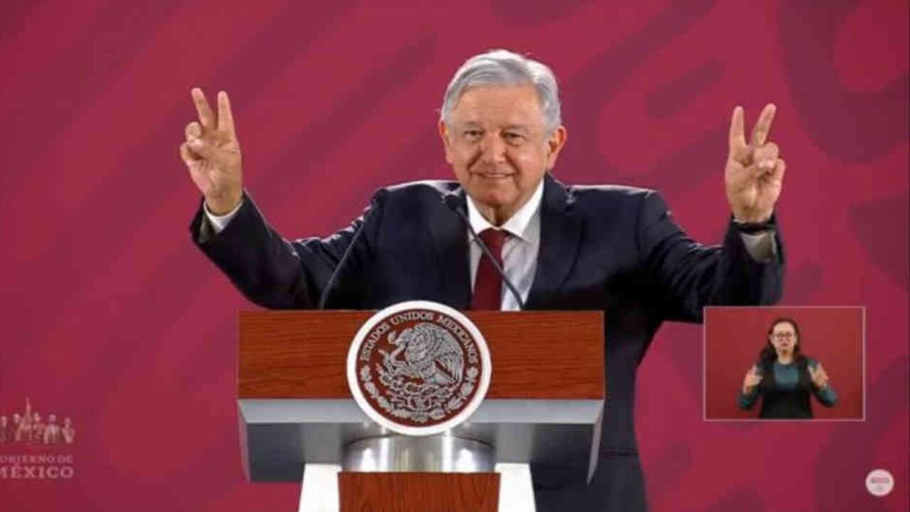 "Amor y paz con Trump", responde AMLO a las advertencias del presidente de Estados Unidos.