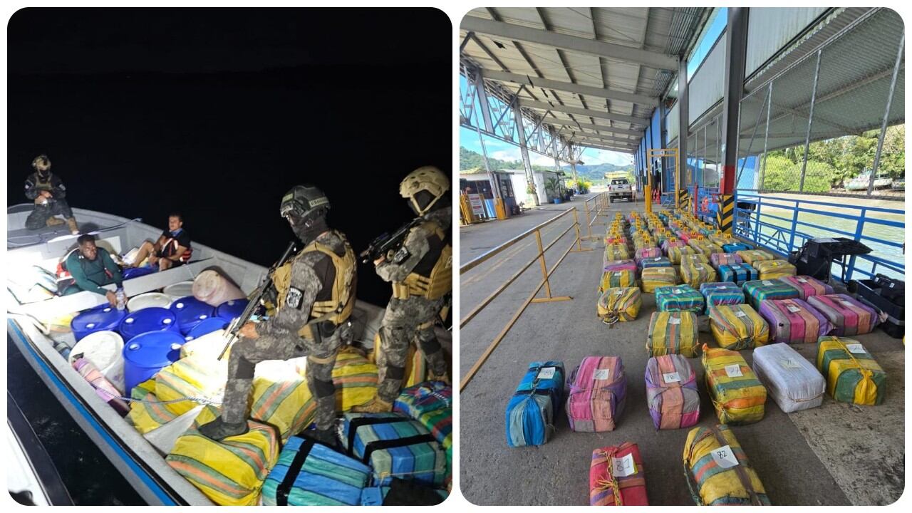 La Policía Nacional se pronunció sobre la incautación de un cargamento de cocaína con destino inicial a Costa Rica.