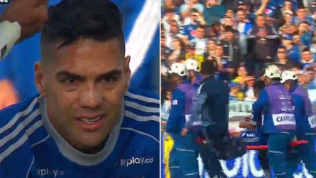 Falcao García fue reemplazado en el primer tiempo del partido contra Llaneros.