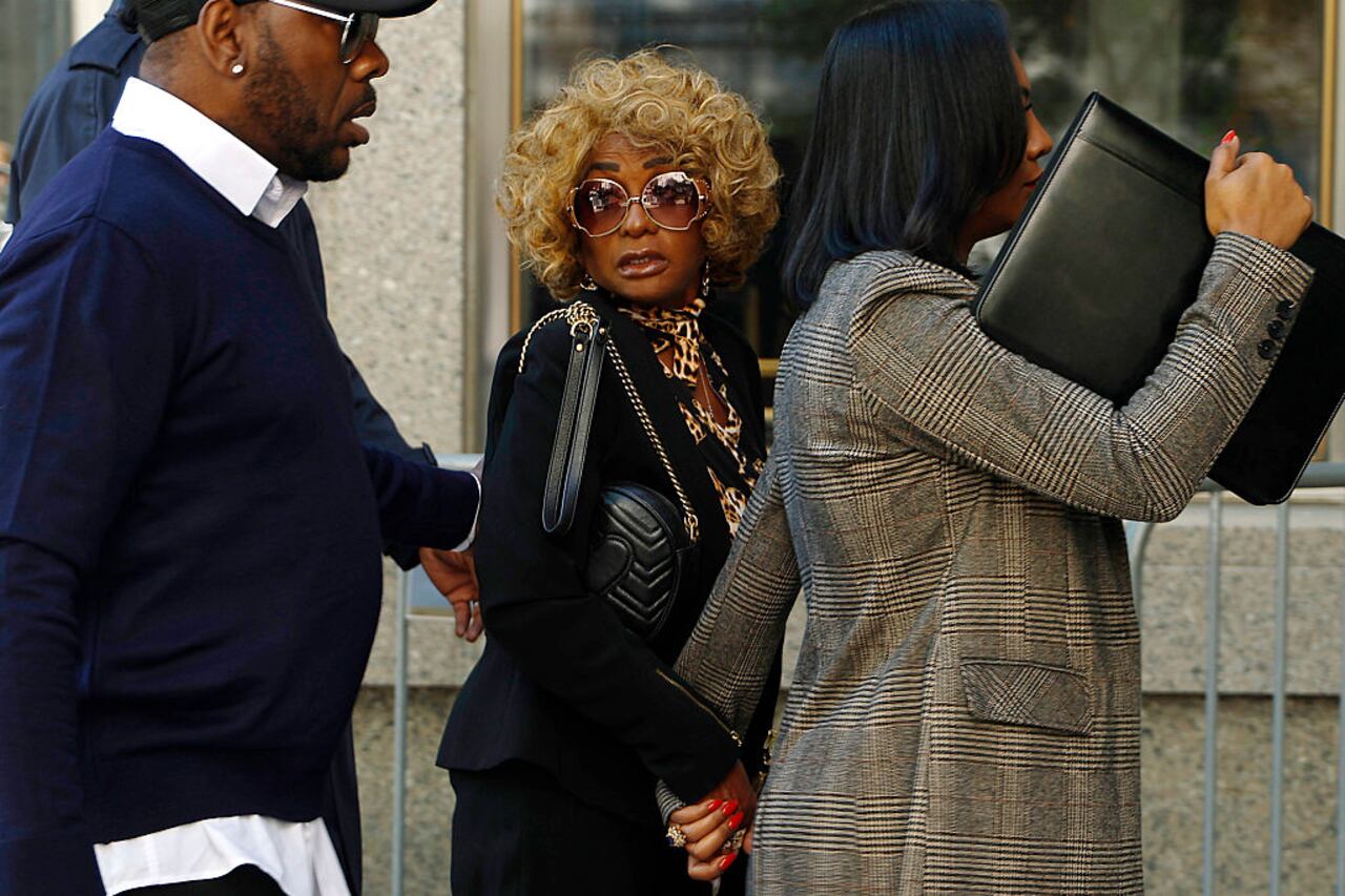 NEW YORK, NEW YORK - MAY 12: Janice Combs, mother of Sean Combs arrives for the continuation of the jury selection phase of the Sean “Diddy” Combs trial at the Southern District Manhattan Federal court on May 12, 2025 in New York City. Combs has been charged with sex trafficking, racketeering conspiracy, and transporting to engage in prostitution. Combs has been in custody at the Metropolitan Detention Center in Brooklyn New York since his arrest last September and has pleaded not guilty on all charges. (Photo by John Lamparski/Getty Images)