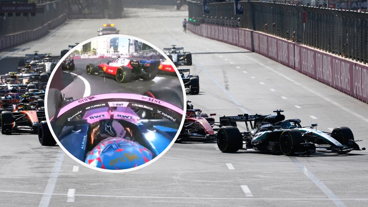 El Gran Premio de Azerbaiyán tuvo final caótico tras el accidente protagonizado por Franco Colapinto.