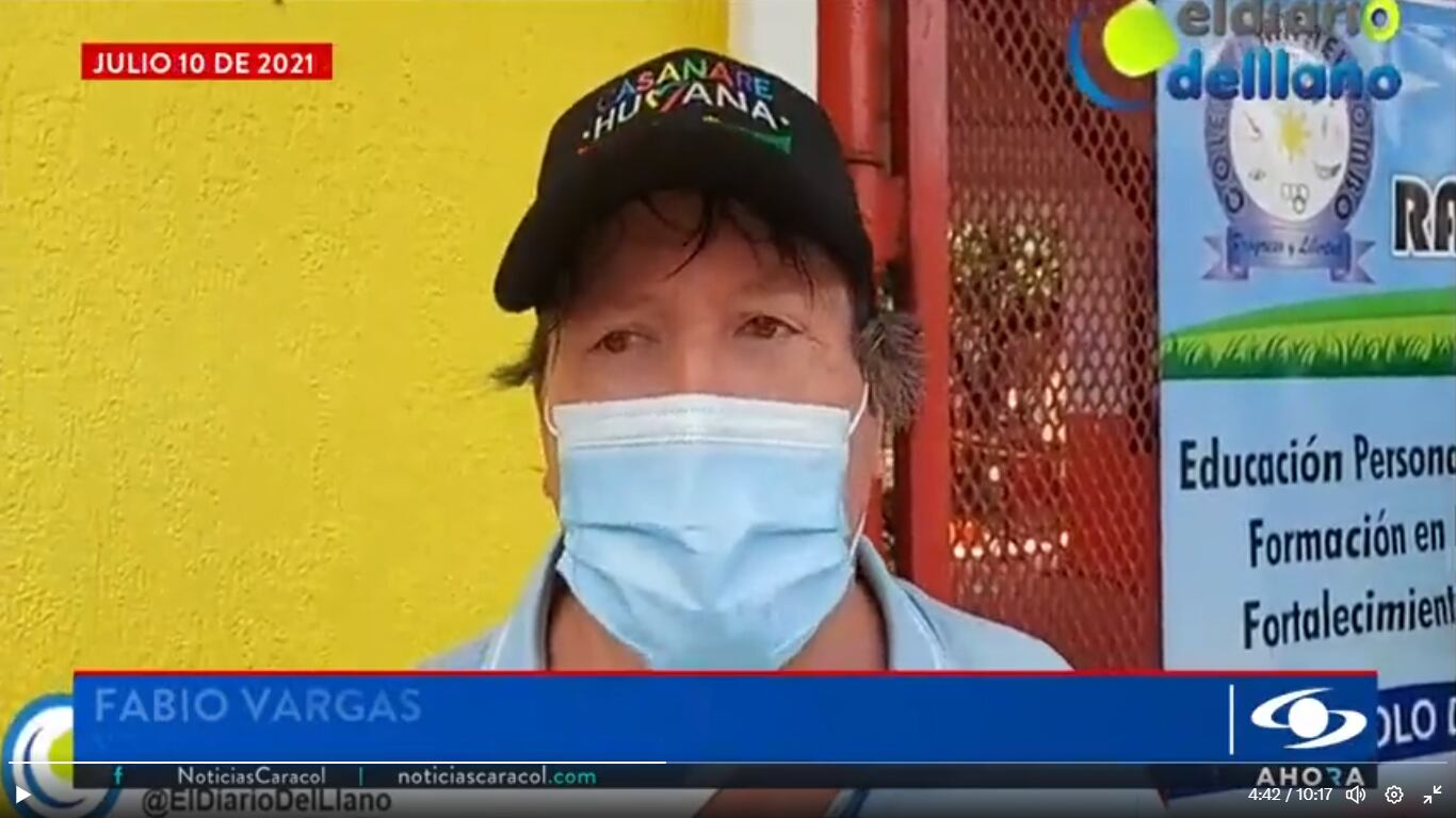 Fabio Vargas, vocero de Colombia Humana