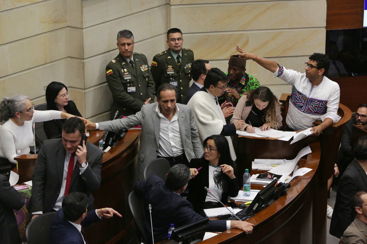 La plenaria del Senado aprobó la reforma pensional en segundo debate en la sesión del martes 23 de abril.