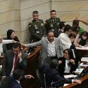 La plenaria del Senado aprobó la reforma pensional en segundo debate en la sesión del martes 23 de abril.