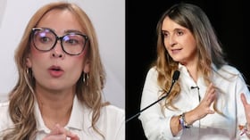 Katherine Miranda y Paloma Valencia.