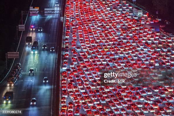 La semana de vacaciones para celebrar el Día Nacional de China, produjo más de un millón de viajes por carretera.