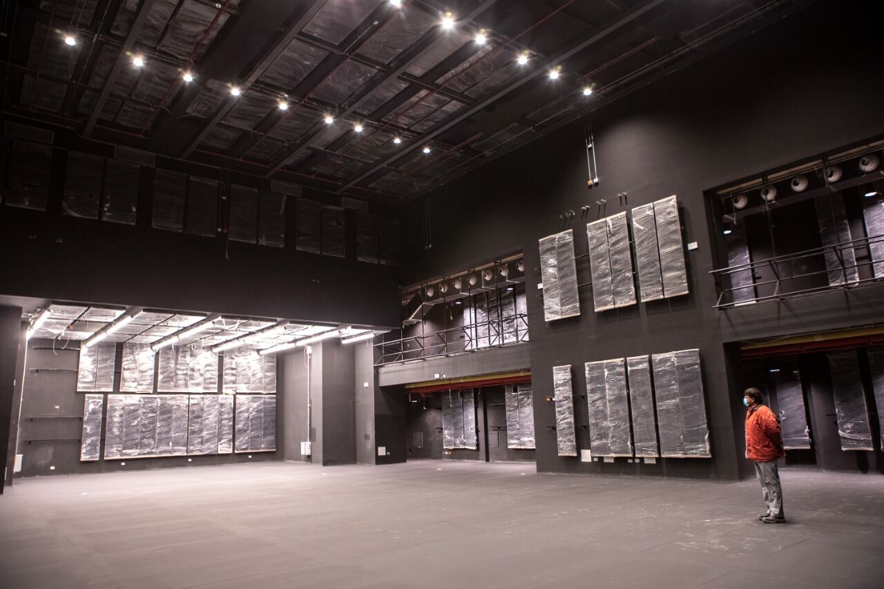 La sala experimental Fanny Mickey está construida a 28 metros bajo tierra y contará silletería flexible.