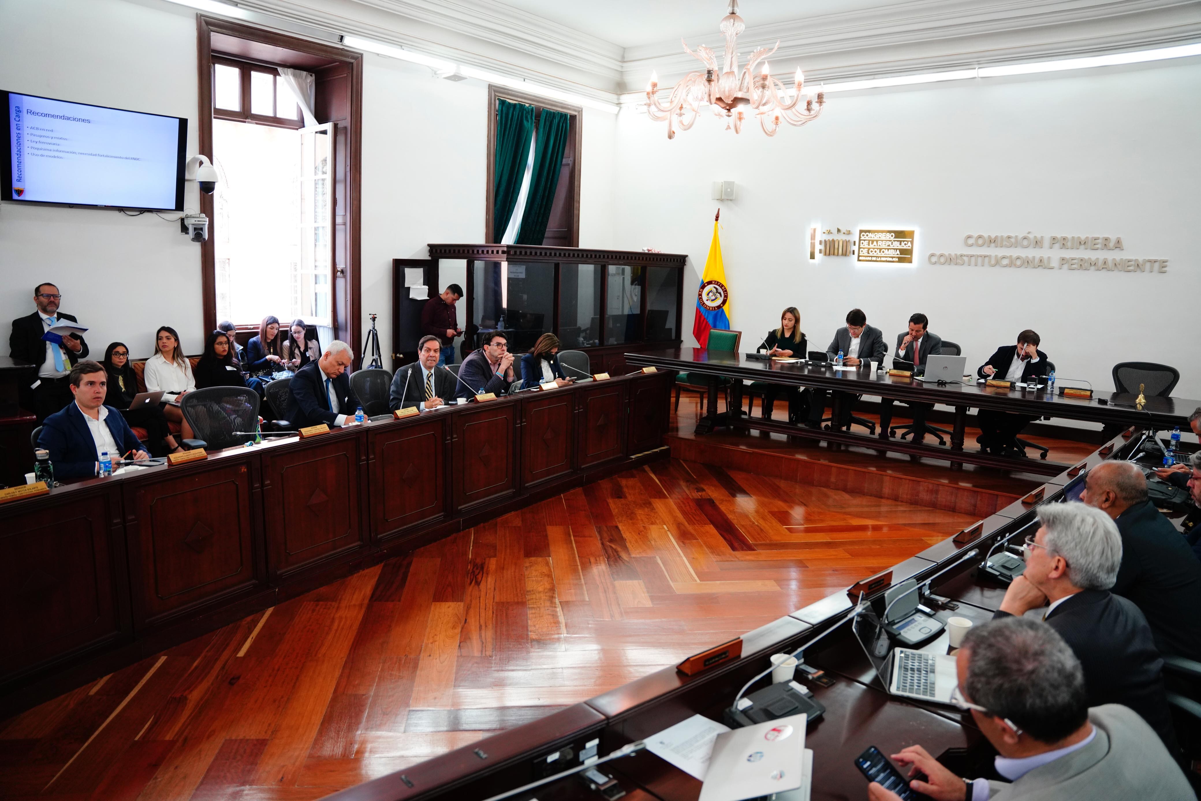 Comisión Accidental Metro de Bogotá en el Congreso de la República.