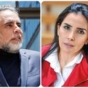 El embajador de Colombia en la FAO, Armando Benedetti, y la excongresista Aida Merlano.