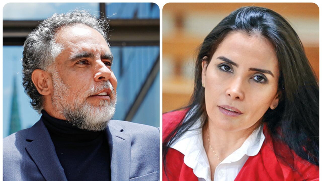 El embajador de Colombia en la FAO, Armando Benedetti, y la excongresista Aida Merlano.