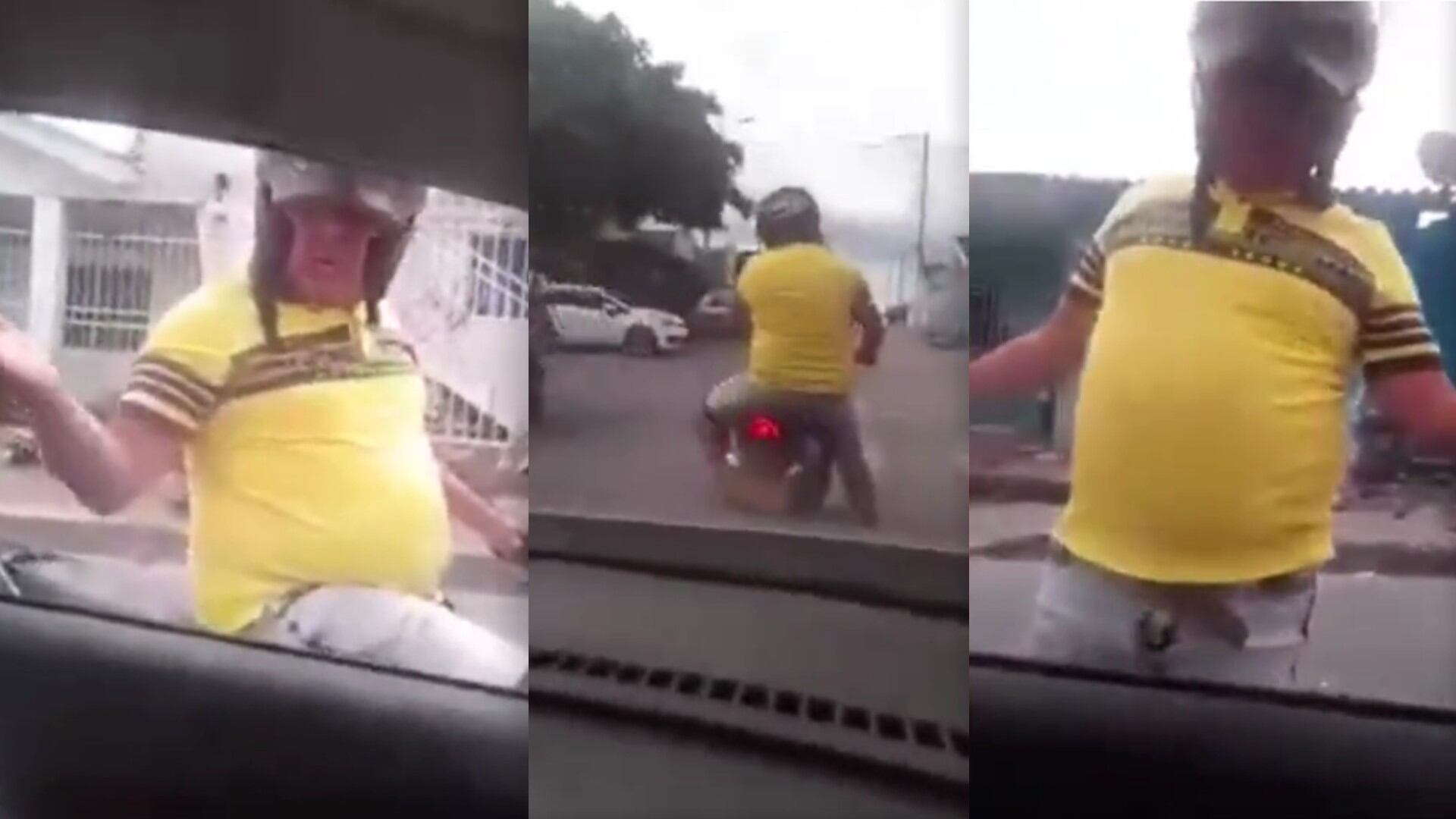 Este es el hombre que protagonizó la agresión y la amenaza contra un conductor, en Barranquilla.