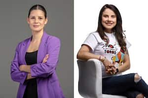 Senadoras Andrea Padilla y Esmeralda Hernández.