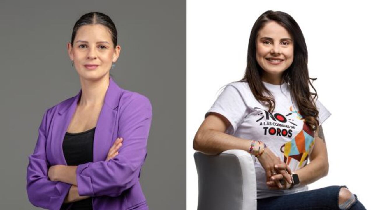 Senadoras Andrea Padilla y Esmeralda Hernández.