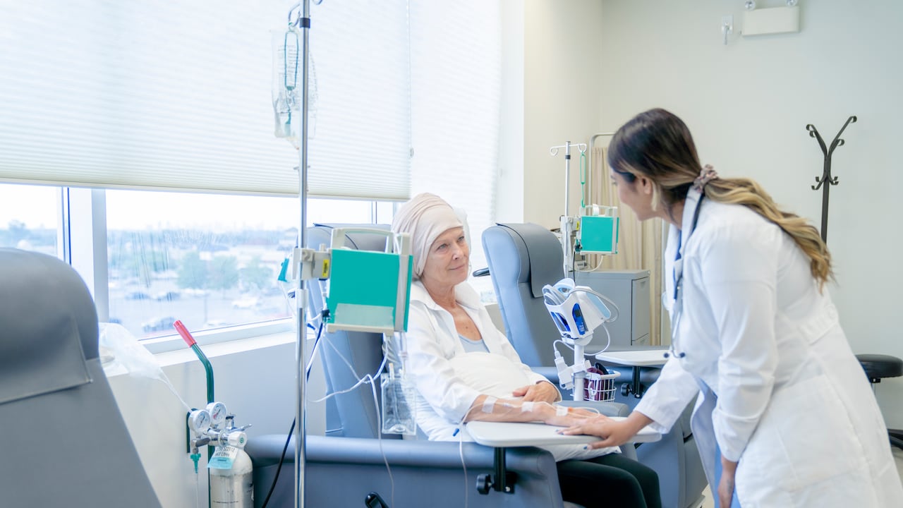 Paciente con leucemia.