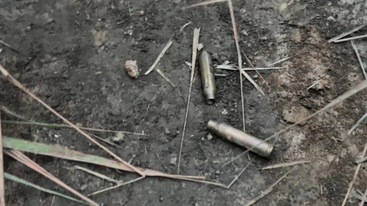 Estos son los casquillos de los fusiles con los que fueron asesinados los militares por las disidencias de las Farc en el Guaviare.