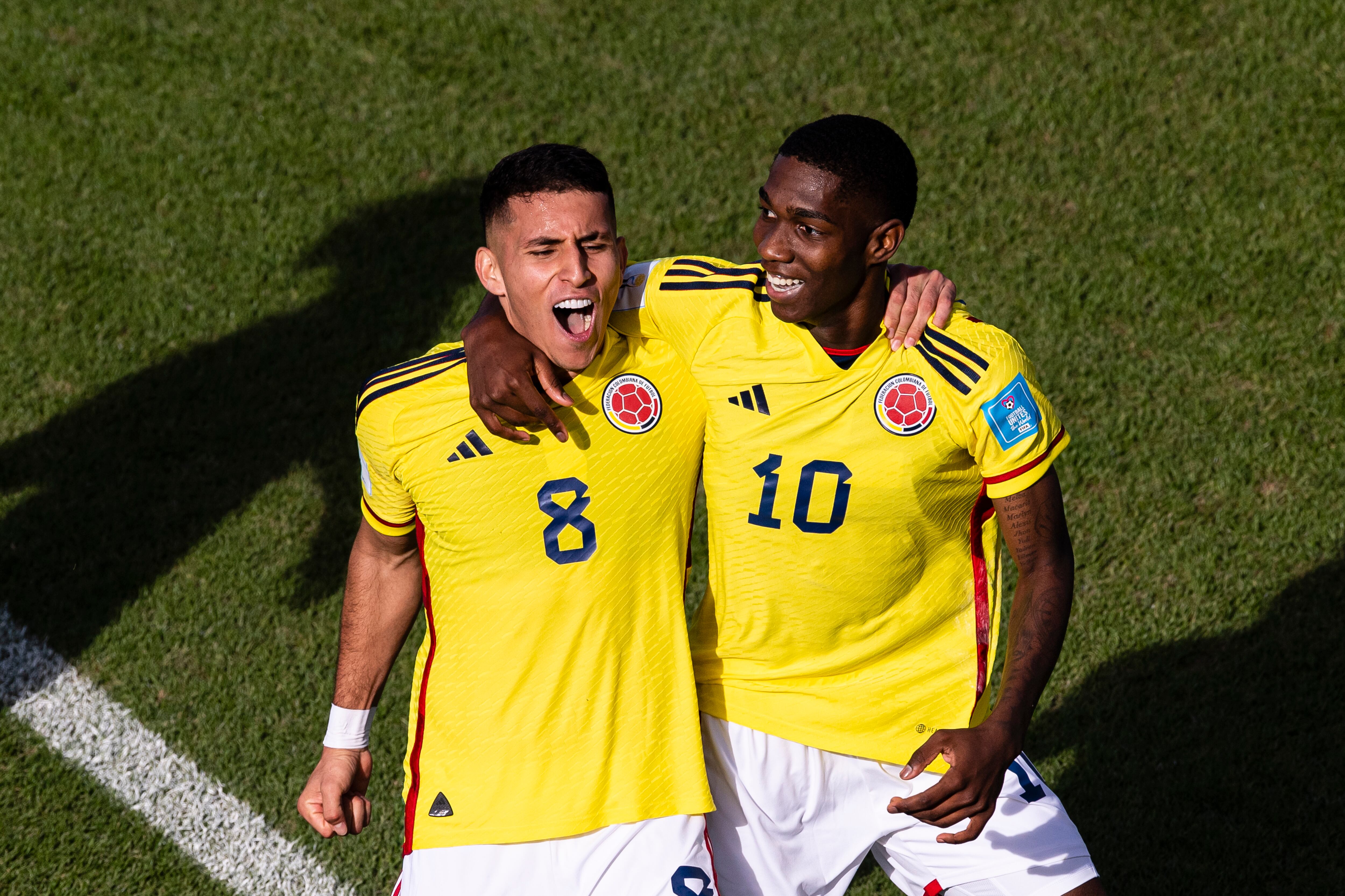 Gustavo Puerta con la Selección Colombia