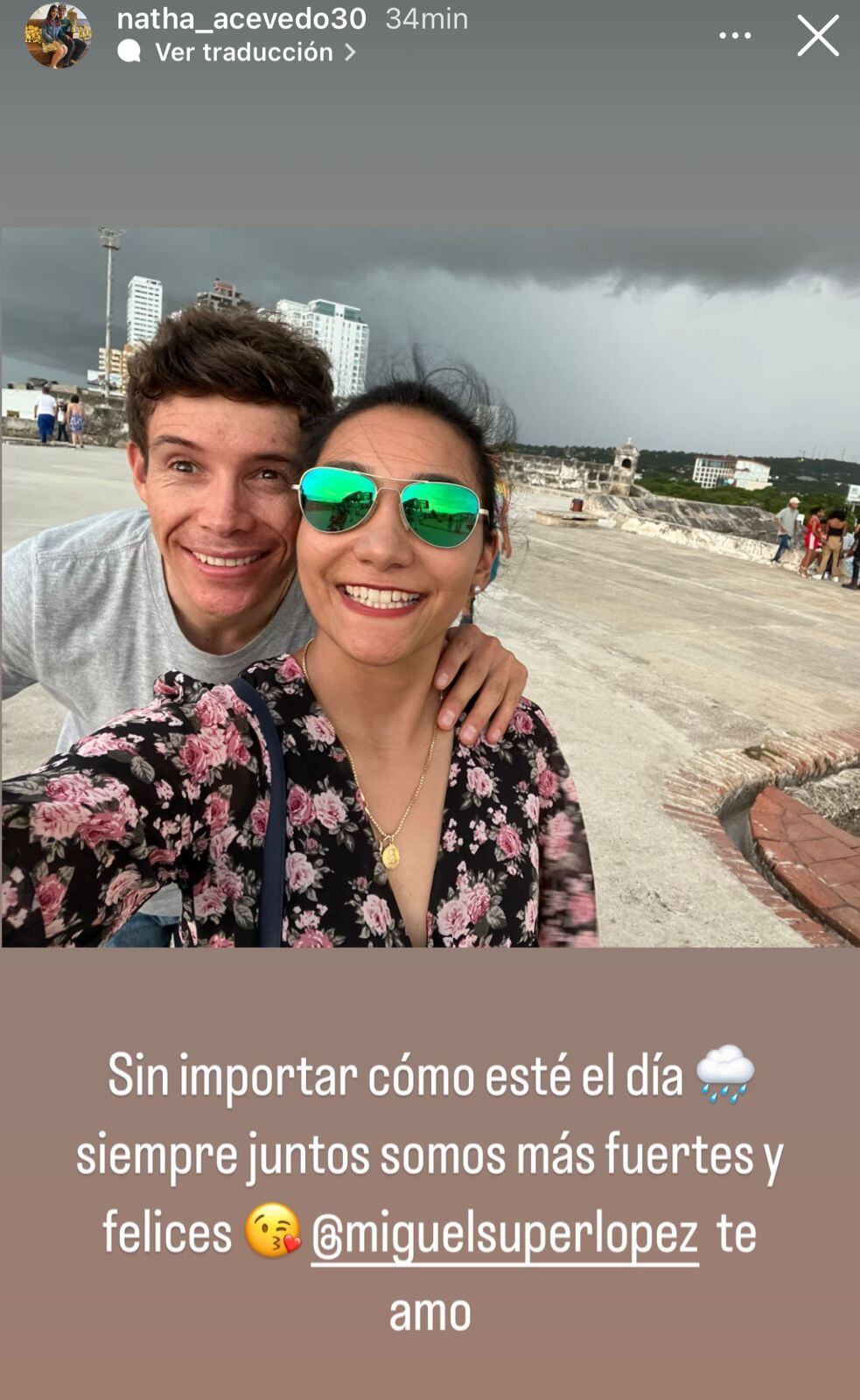 Natalia Acevedo, esposa de Miguel A. López