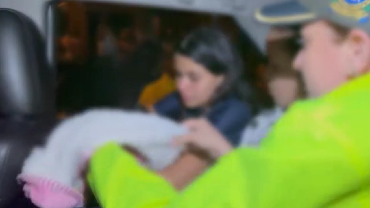 Bebé de tres meses rescatada en Pereira.