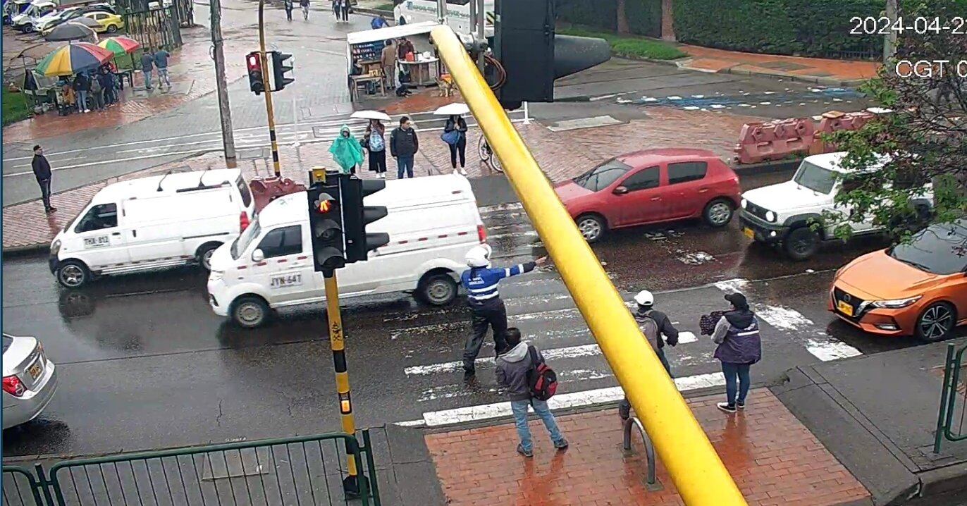 Congestión vehicular Calle 80