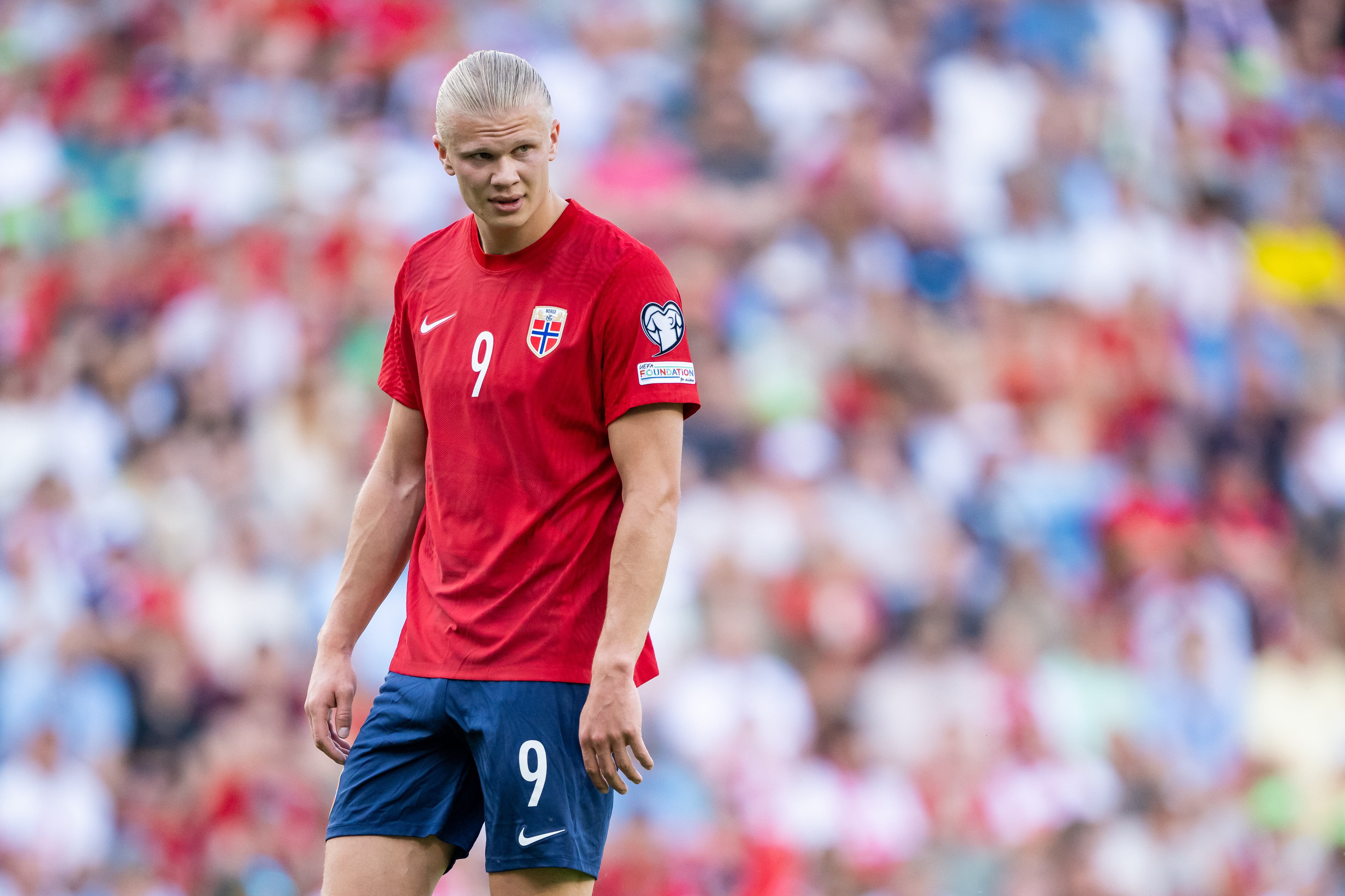 Erling Haaland no clasificó al Mundial de Qatar 2022.