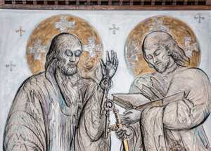 San Pedro y San Pablo. Estos dos apóstoles, que han sido llamados fundadores de la iglesia cristiana, murieron como mártires tras seguir a Cristo y pregonar su palabra y enseñanzas. Por tal motivo, los católicos celebran su fiesta el 29 de junio. En Colombia, durante ese fin de semana festivo se conmemoran las tradicionales fiestas san pedrinas, especialmente famosas en Huila y Tolima. Foto: Getty Images