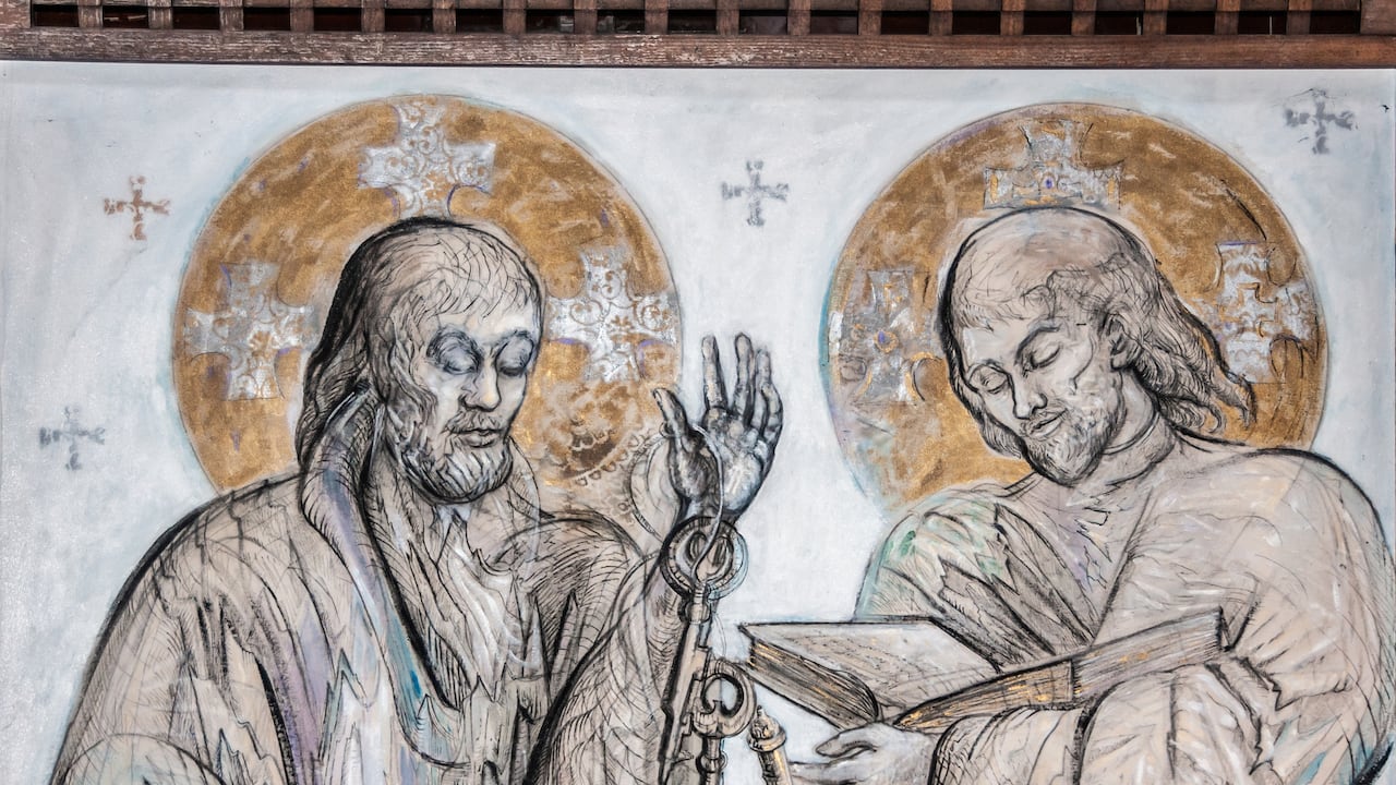 San Pedro y San Pablo. Estos dos apóstoles, que han sido llamados fundadores de la iglesia cristiana, murieron como mártires tras seguir a Cristo y pregonar su palabra y enseñanzas. Por tal motivo, los católicos celebran su fiesta el 29 de junio. En Colombia, durante ese fin de semana festivo se conmemoran las tradicionales fiestas san pedrinas, especialmente famosas en Huila y Tolima. Foto: Getty Images