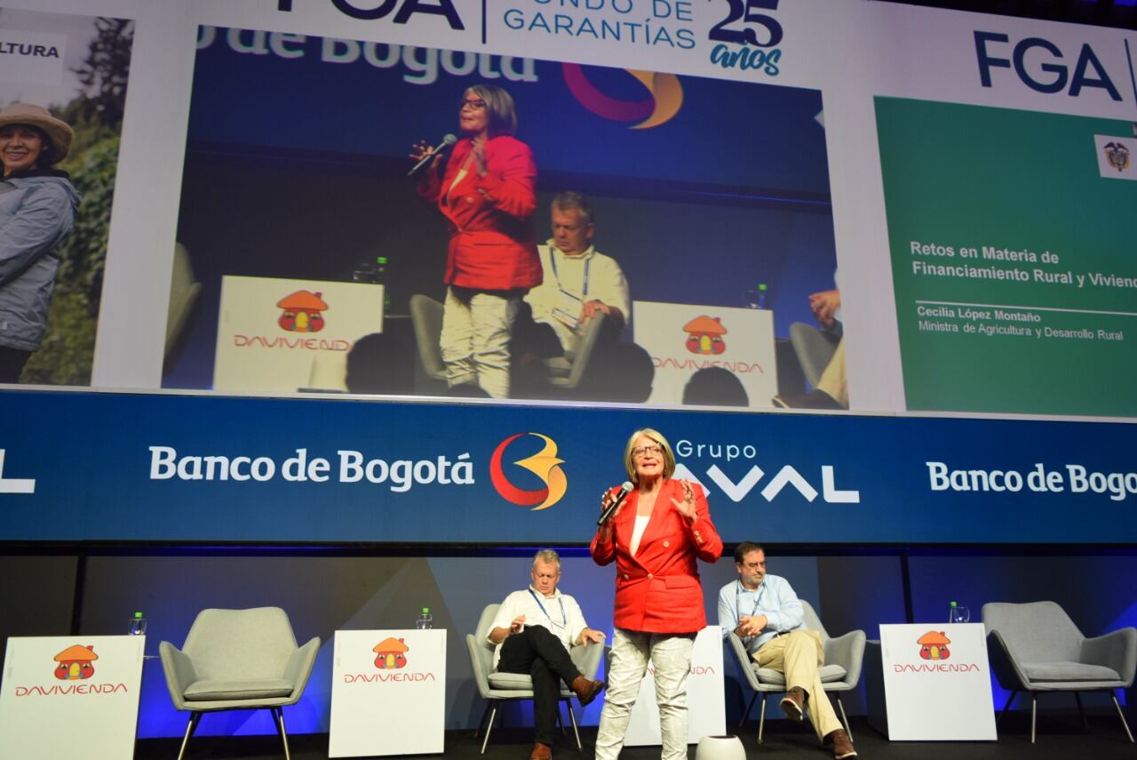 Cecilia López, ministra de agricultura.