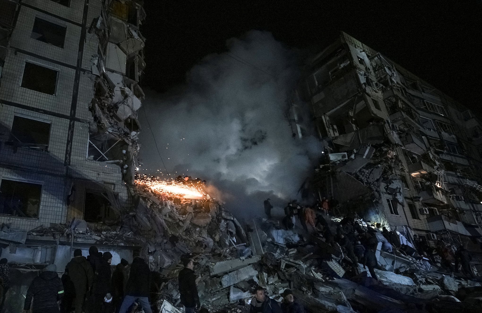 En imagen : Ataque con misiles rusos en Dnipro