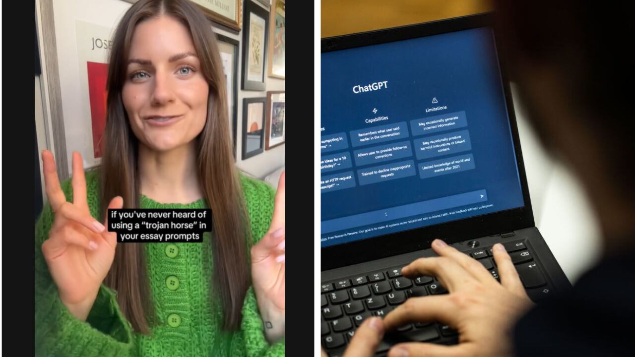 Con el “caballo de Troya”, una maestra encontró cómo evidenciar a estudiantes que copian textos automatizados.