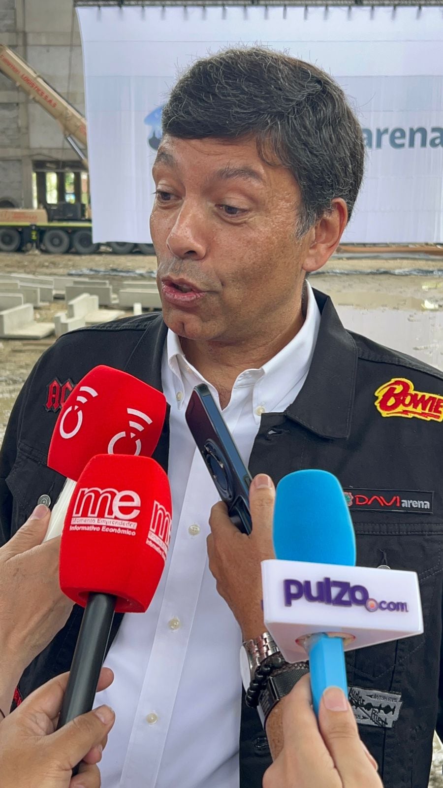 Javier Suárez, presidente de Davivienda habló sobre cómo se ha desarrollado la obra.